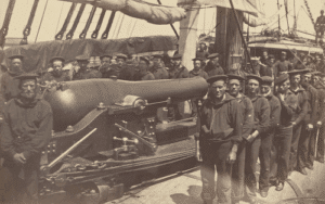 Soldiers aboard USS Pocahontas_Civil War Era on Hilton Head_7.24.25