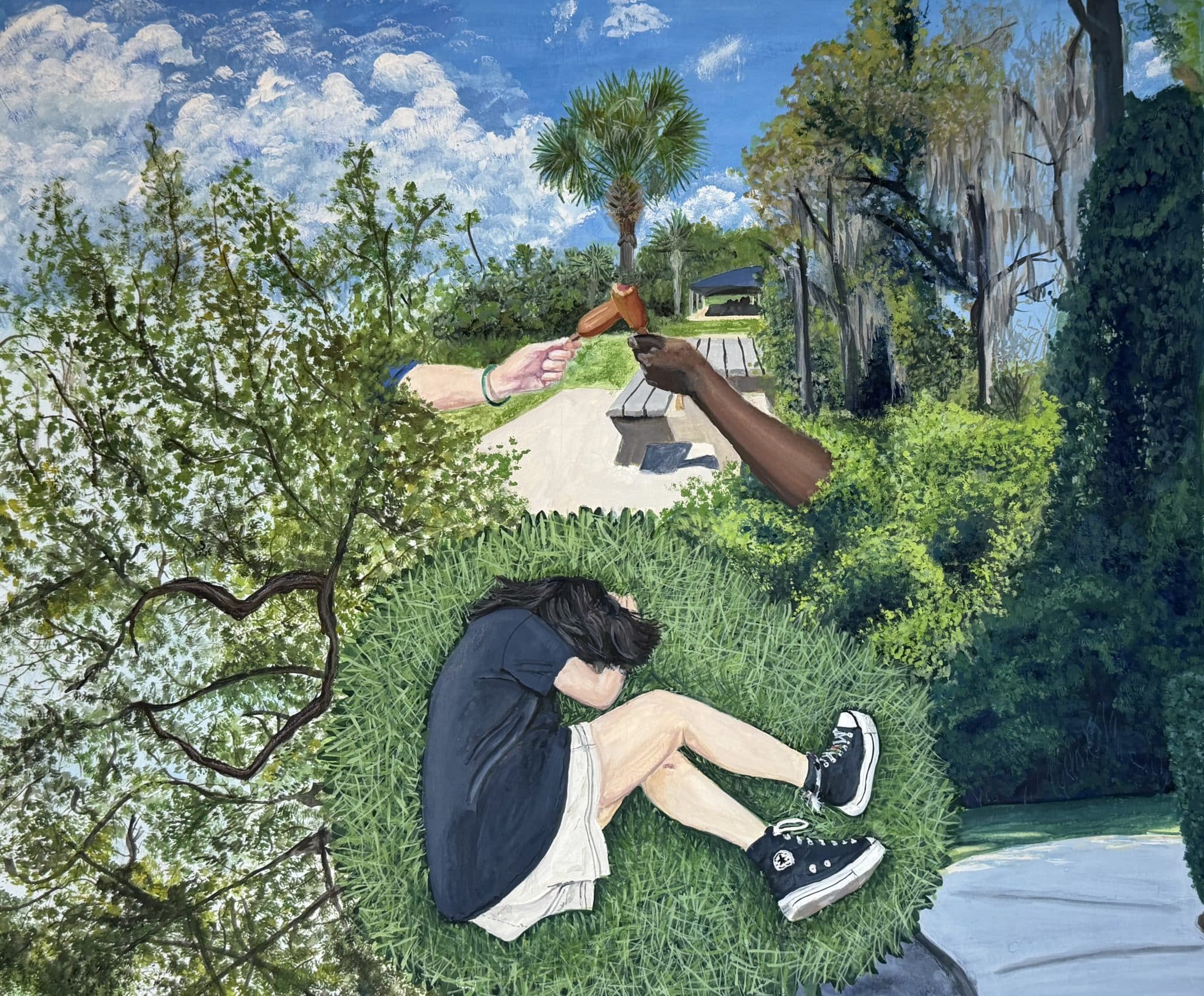 Katie Gutierrez Memories gouache Hilton Head Prep
