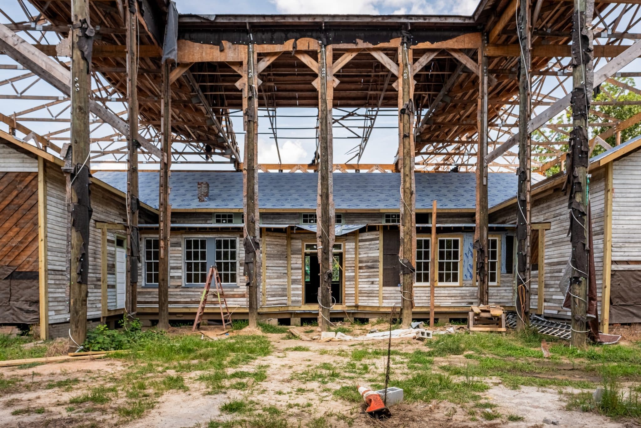 Nussbaum RosenwaldSchoolStGeorge scaffolding